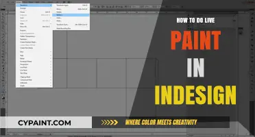 Mastering Live Paint Techniques in Adobe InDesign: A Step-by-Step Guide