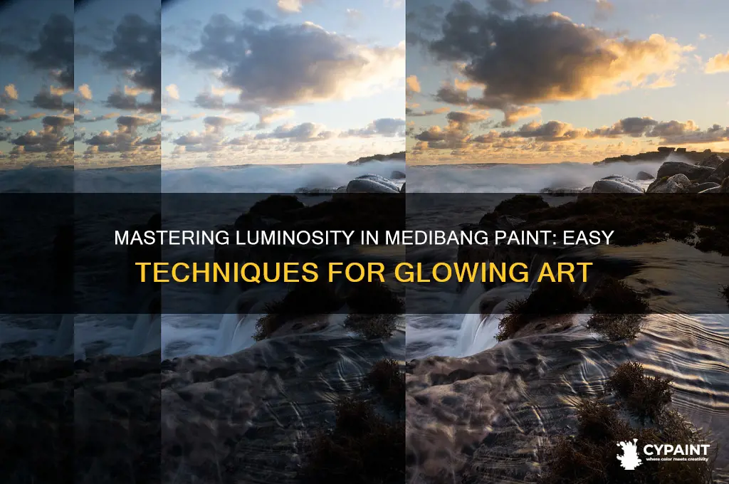 how to do luminosity in medibang paint