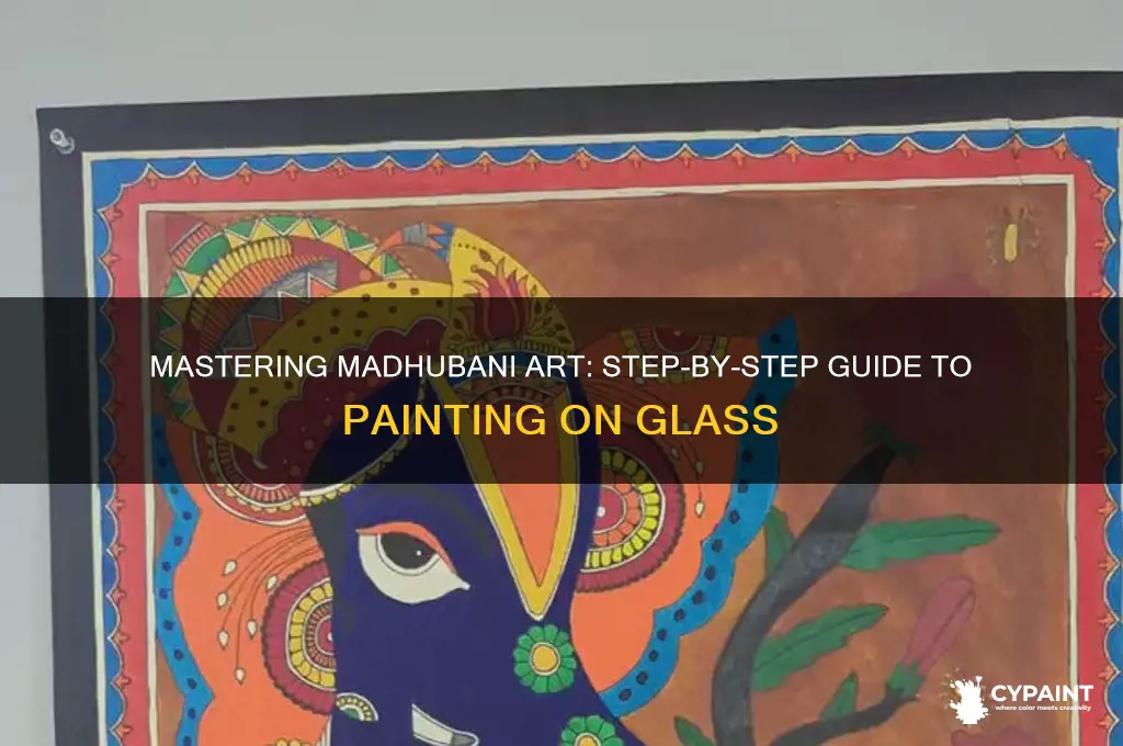 how to do madhubani painting on glass