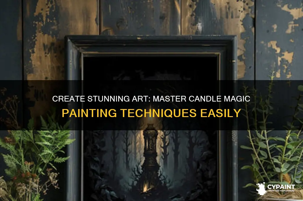 how to do magic painting with candle