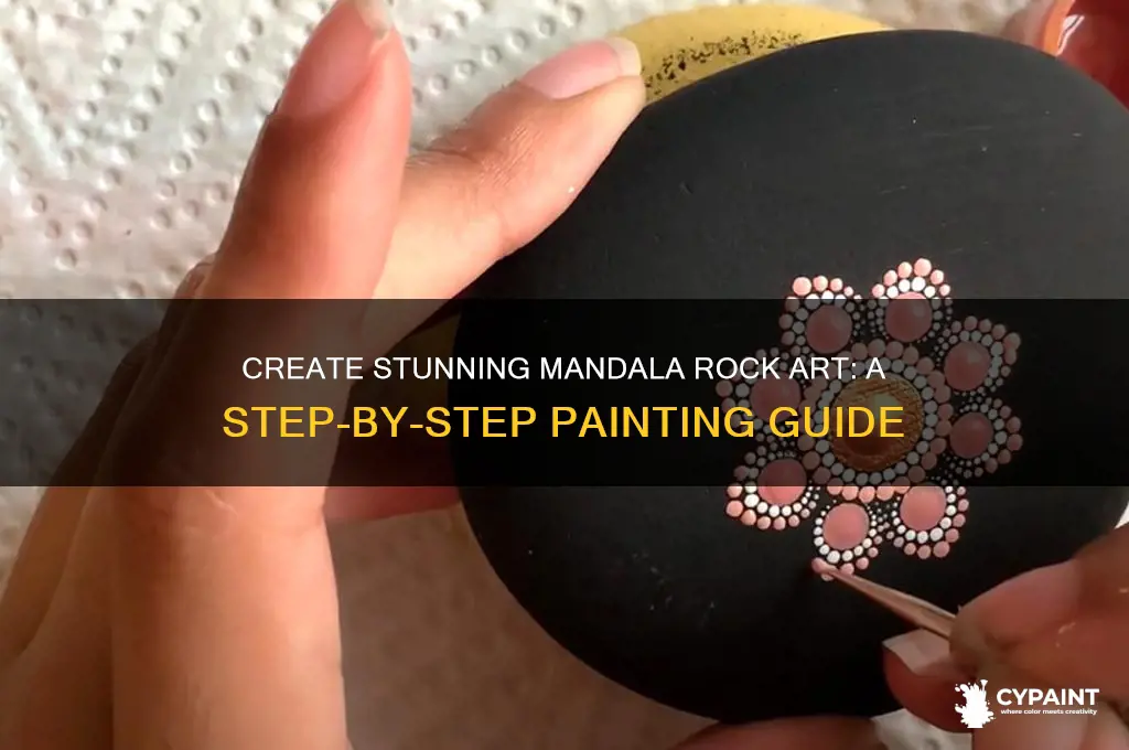 how to do mandala paint on rocks