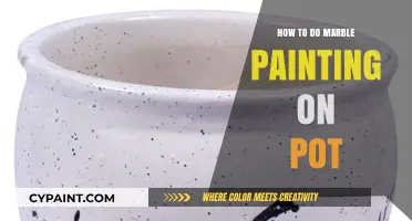 Creative Marble Painting Techniques for Decorating Pots at Home
