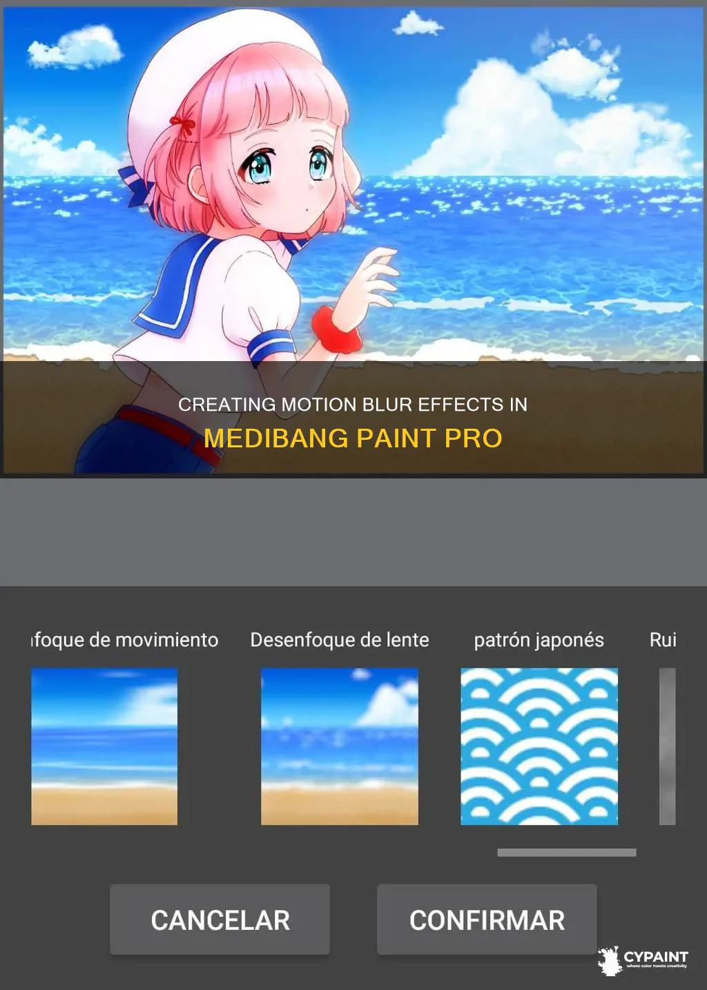 how to do motion blur in medibang paint pro