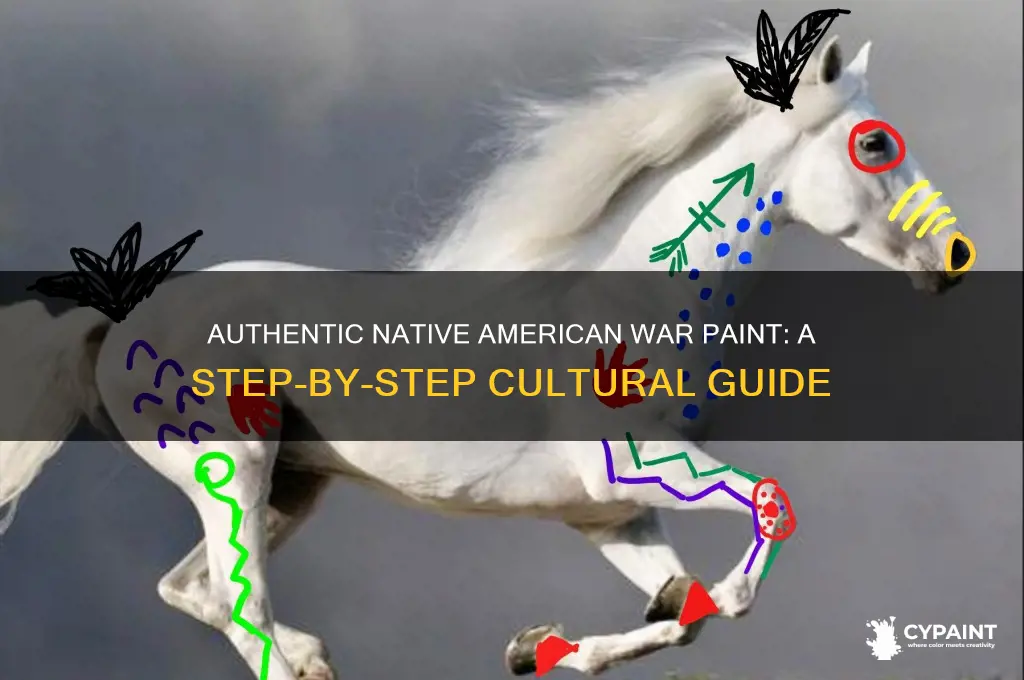 how to do native american war paint
