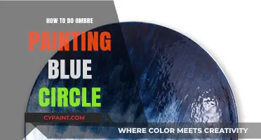 Master Ombre Painting: Create a Stunning Blue Circle Effect Easily