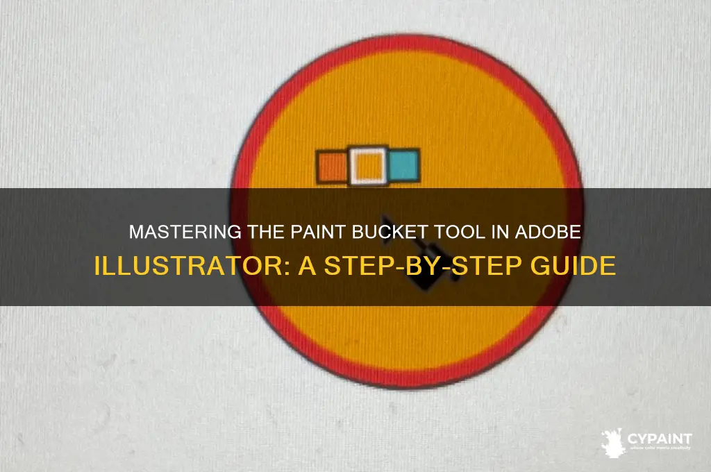 how to do paint bucket in illustrator
