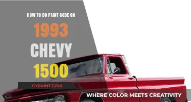 Finding the Paint Code for Your 1993 Chevy 1500