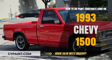 Revive Your 1993 Chevy 1500: Paint Code Restoration Guide