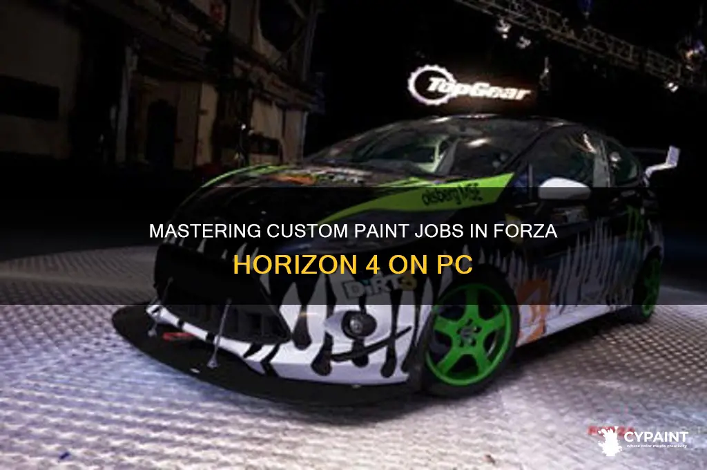 how to do paint on forza horizon 4 for pc