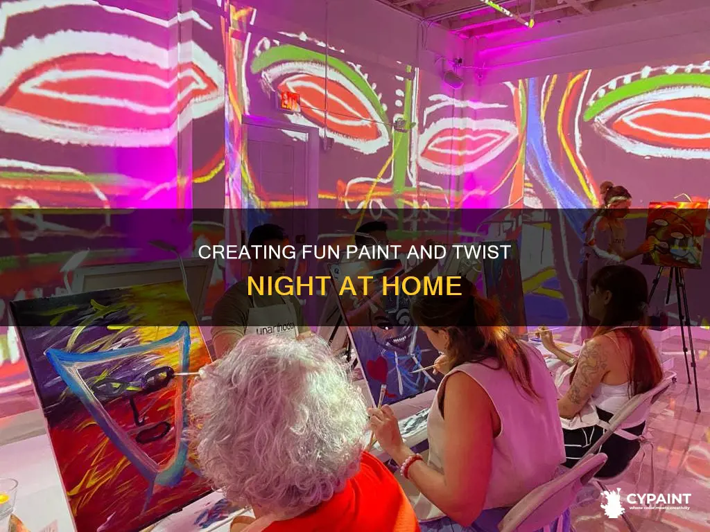 how to do paint with a twist at home