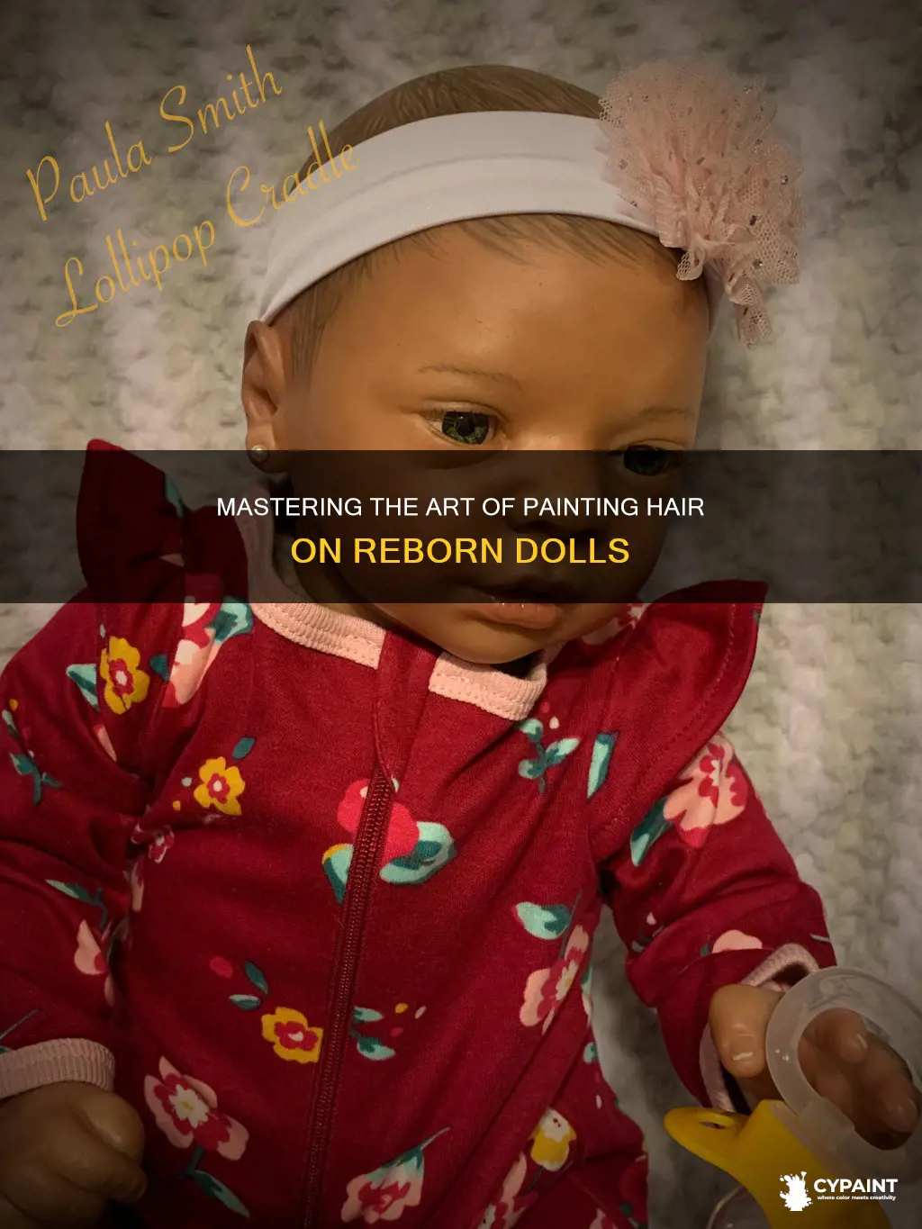 how to do painted hair on a reborn doll
