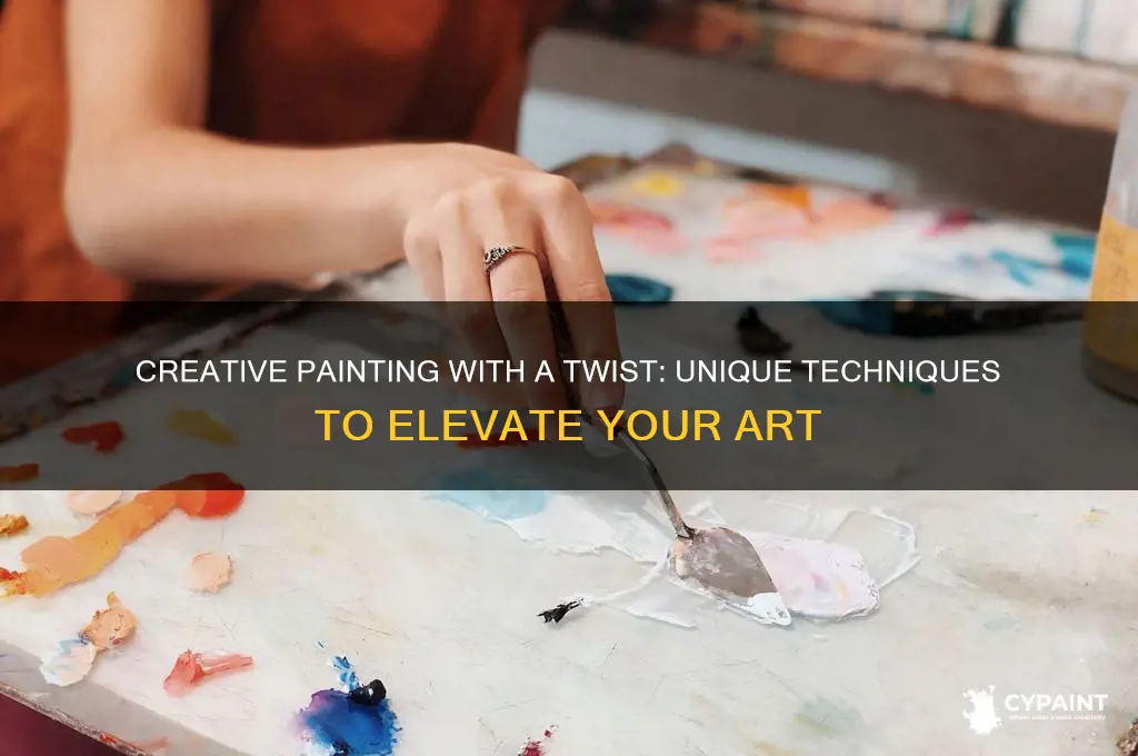 how to do painting with a twist