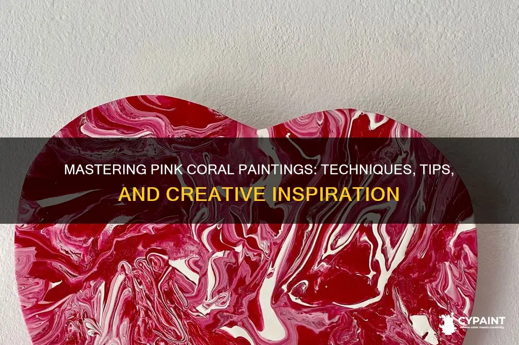 how to do paintings of pink corals