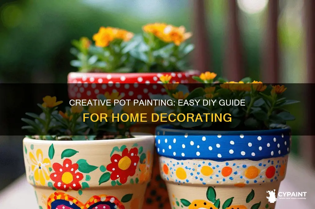 how to do pot painting at home