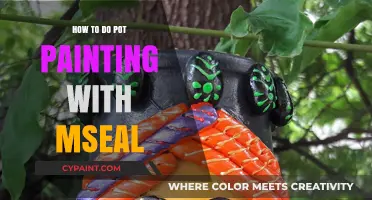 Creative Pot Painting: Mastering M-Seal Techniques for Stunning Designs