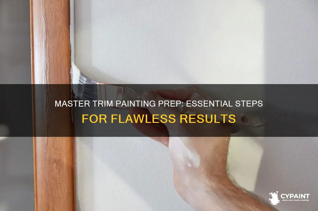 how to do prep for trim painting