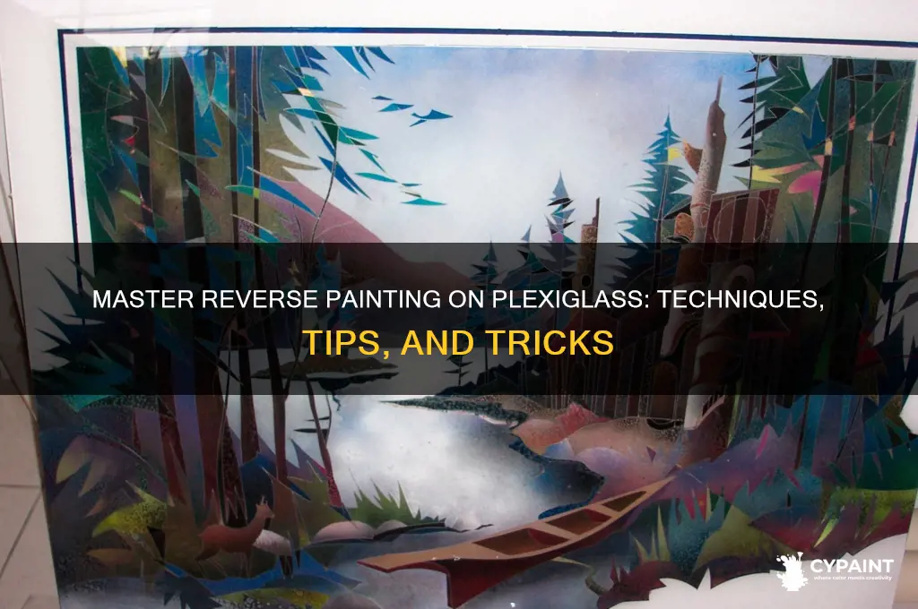 how to do reverse painting on plexiglass