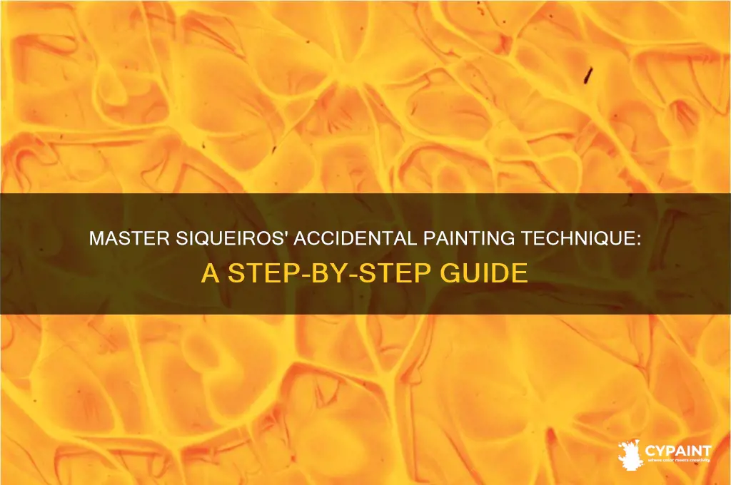 how to do siqueiros accidental painting technique