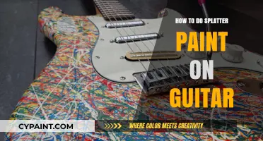 DIY Splatter Paint Guitar: Creative Steps for a Unique Finish
