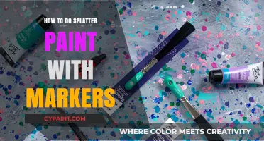 Master Splatter Paint Art: Creative Marker Techniques for Vibrant Effects