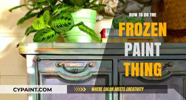 Master the Frozen Paint Technique: A Creative Step-by-Step Guide