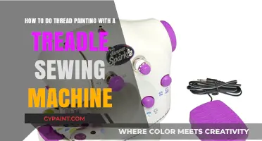 Master Thread Painting Techniques Using a Treadle Sewing Machine