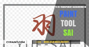 Creating Transparent Backgrounds in Paint Tool Sai