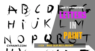 Mastering Transparency: Creating Clear Letters in Microsoft Paint Easily