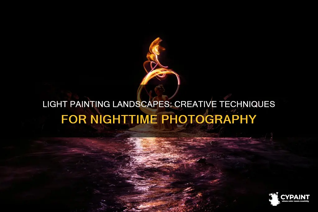 how to do you light paint in photography landscape