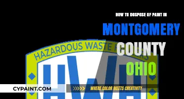 Dispose of Paint the Right Way in Montgomery County, Ohio