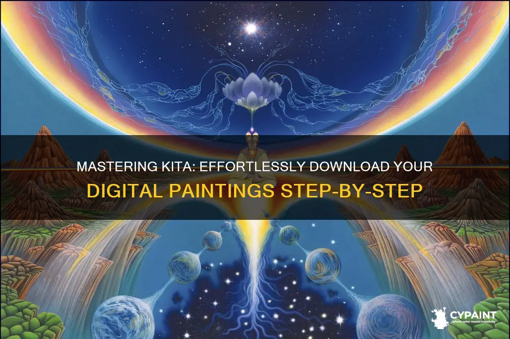 how to dowload your paintings on kita