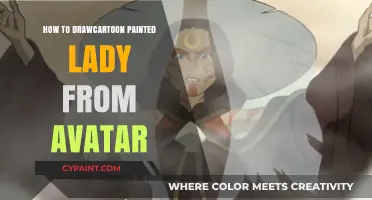 Master Drawing Cartoon Painted Lady from Avatar: Easy Step-by-Step Guide