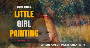 Step-by-Step Guide to Drawing a Charming Little Girl Painting