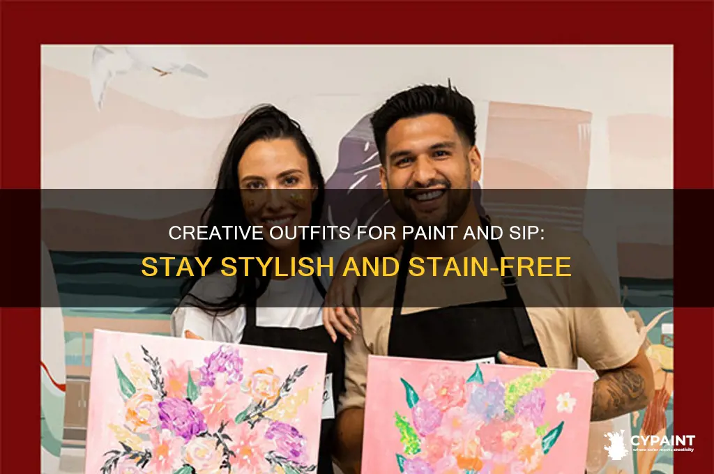 how to dress for paint and sip