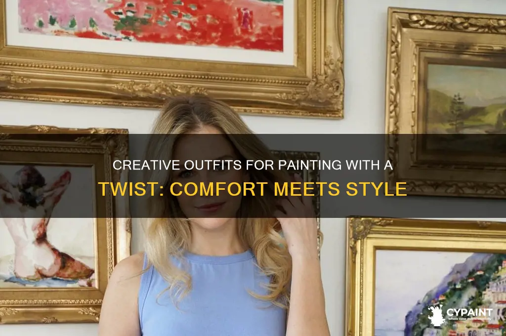 how to dress for painting with a twist