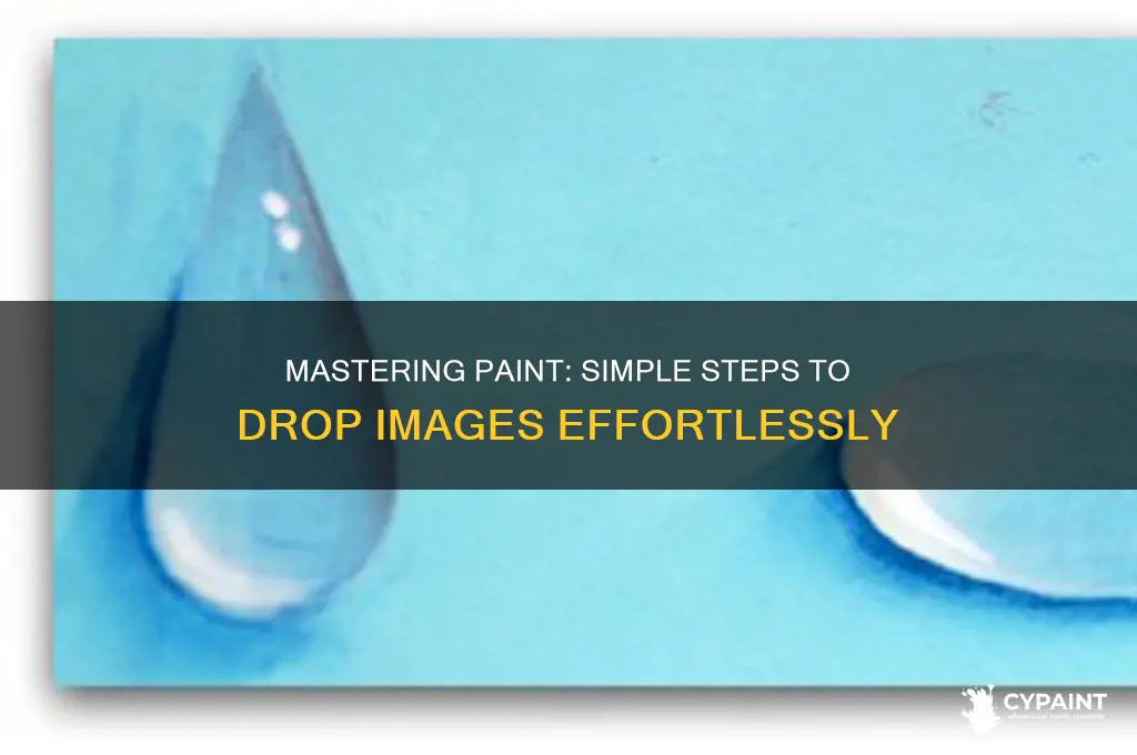 how to drop an image with paint