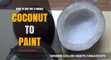 Drying a Coconut for Painting: A Step-by-Step Guide