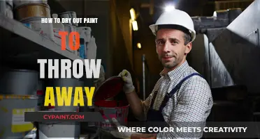 Safely Disposing of Paint: Effective Methods to Dry It Out