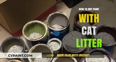 Creative Hack: Dry Paint Faster Using Cat Litter – Simple DIY Guide