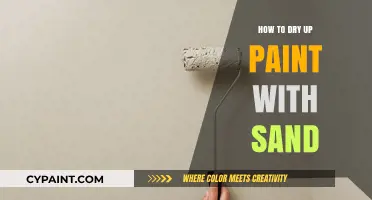 Quickly Dry Paint with Sand: A Simple DIY Technique