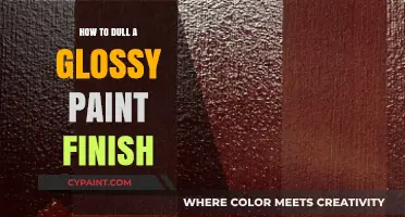 Dulling Glossy Paint: Simple Techniques for a Matte Finish