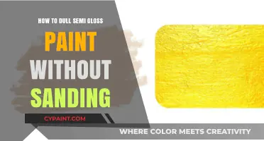 Effortless Ways to Matte Semi Gloss Paint Without Sanding