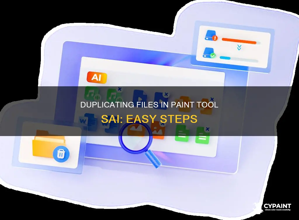 how to duplicate a file on paint tool sai