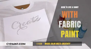 Creative DIY: Dyeing Shirts with Fabric Paint for Unique Designs
