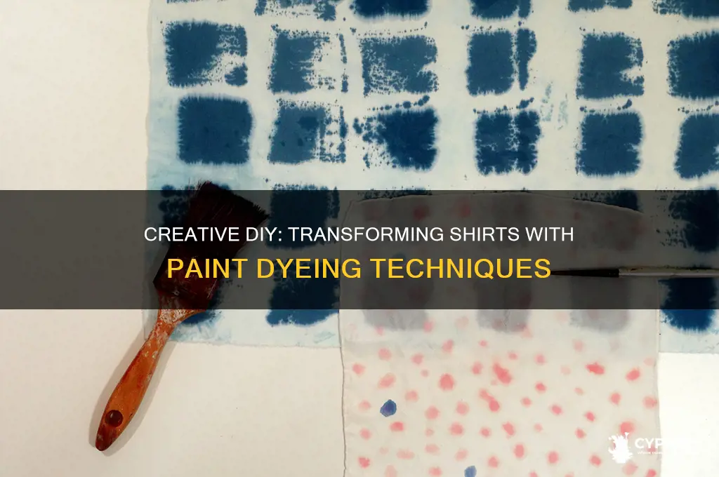 how to dye a shirt with paint