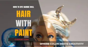 Creative Barbie Makeover: Dyeing Doll Hair with Paint Techniques