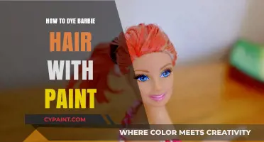 Creative Barbie Makeover: Dyeing Hair with Paint Step-by-Step Guide