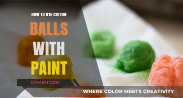 Creative Cotton Ball Dyeing: Easy Paint Techniques for Vibrant Colors