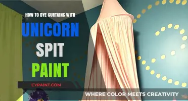 Transform Your Curtains with Unicorn Spit: A Magical Dyeing Guide