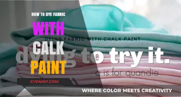 Creative Fabric Dyeing: Using Chalk Paint for Unique Textile Designs